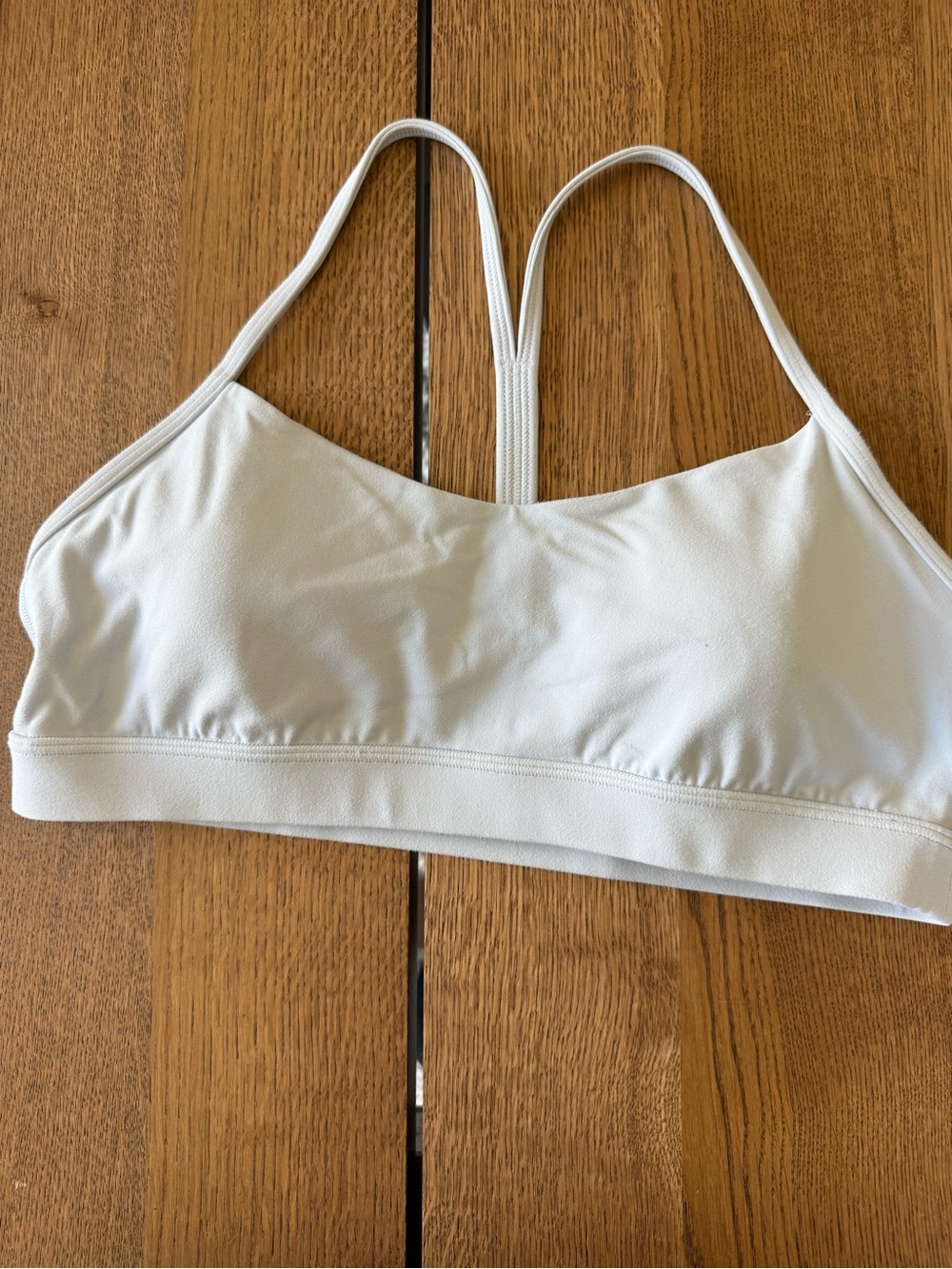 lululemon athletica White Racerback Light Support Bralette